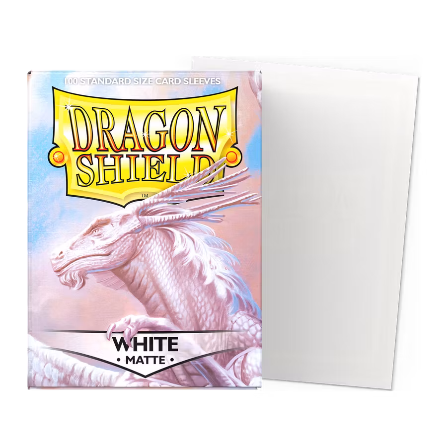 Dragon Shield Standard Matte – White (100)