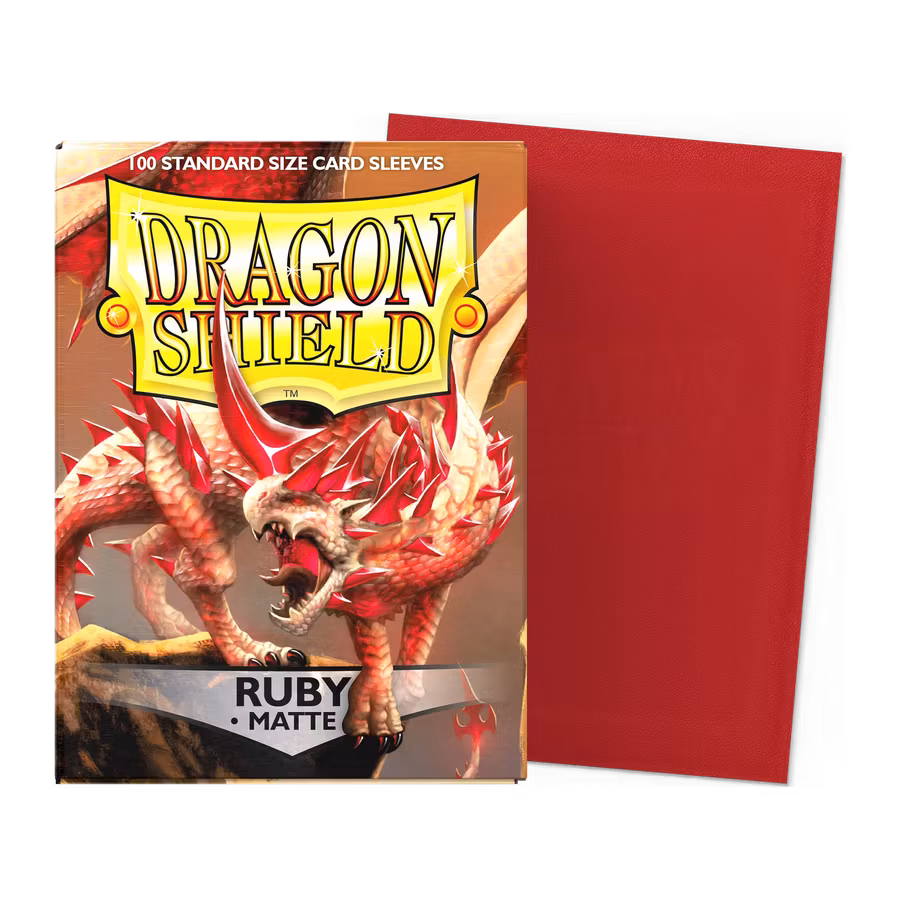 Dragon Shield Standard Matte – Ruby (100)
