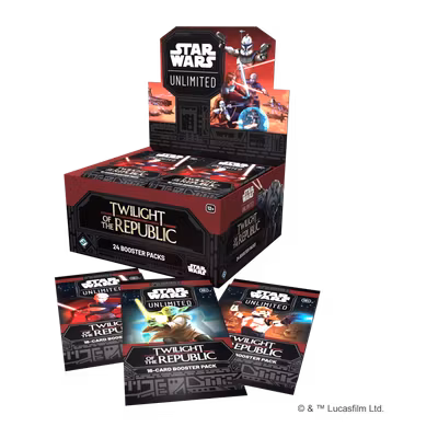Star Wars Unlimited Twilight of the Republic – Booster Display