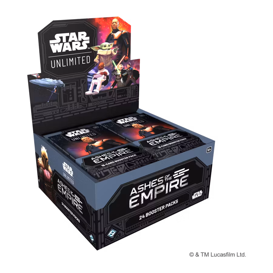 Star Wars Unlimited Ashes of the Empire – Booster Display
