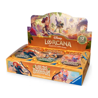 Disney Lorcana Wilds Unknown – Booster Display