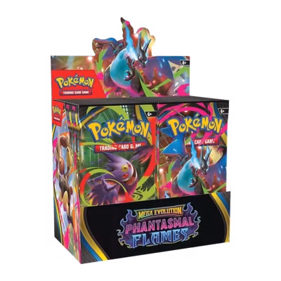 Pokémon Phantasmal Flames – Booster Display