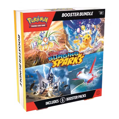 Pokémon Surging Sparks – Booster Bundle (6 boosters)