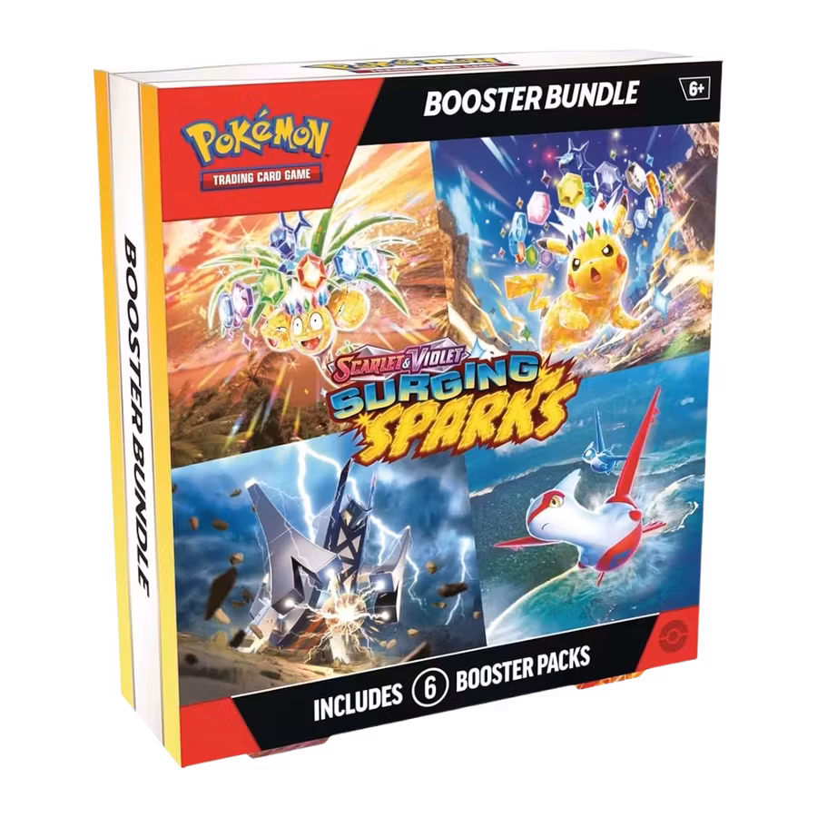Pokémon Surging Sparks – Booster Bundle (6 boosters)