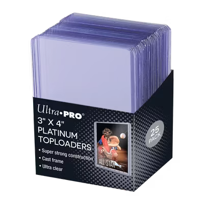 Ultra Pro Platinum Toploader 3x4 – 25-pack
