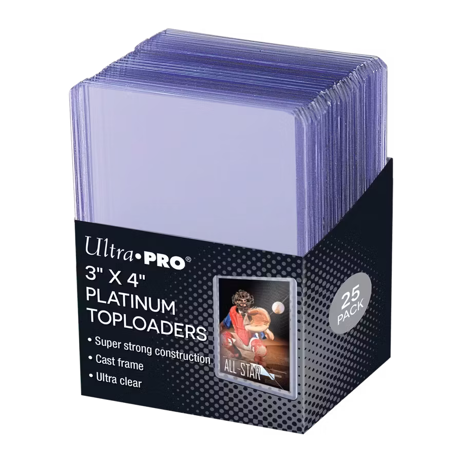 Ultra Pro Platinum Toploader 3x4 – 25-pack