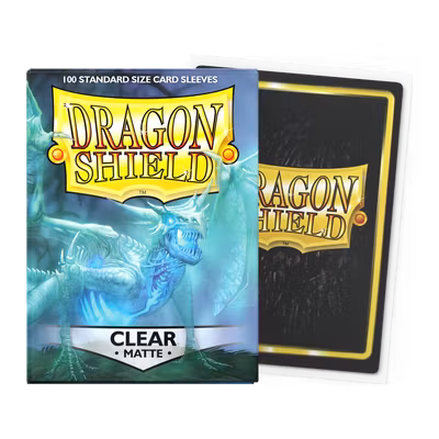 Dragon Shield Standard Matte – Clear (100)