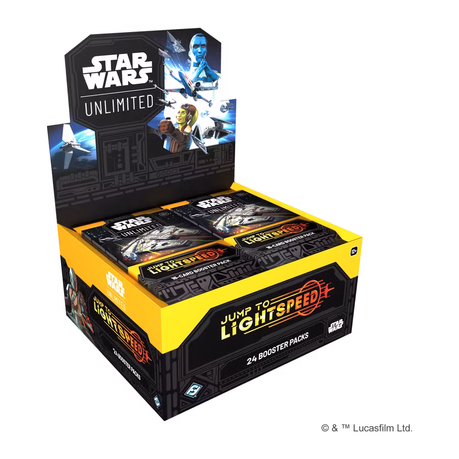 Star Wars Unlimited Jump to Lightspeed – Booster Display