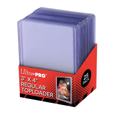 Ultra Pro Regular Toploader 3x4 &ndash; 25-pack