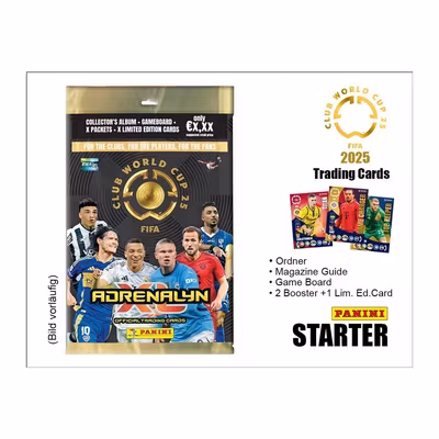 Panini FIFA Club World Cup 2025 Adrenalyn XL – Starter (tysk utgåva)