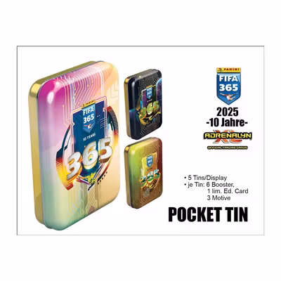 Panini FIFA 365 2025 Adrenalyn XL – Mini-Tin (tysk utgåva)