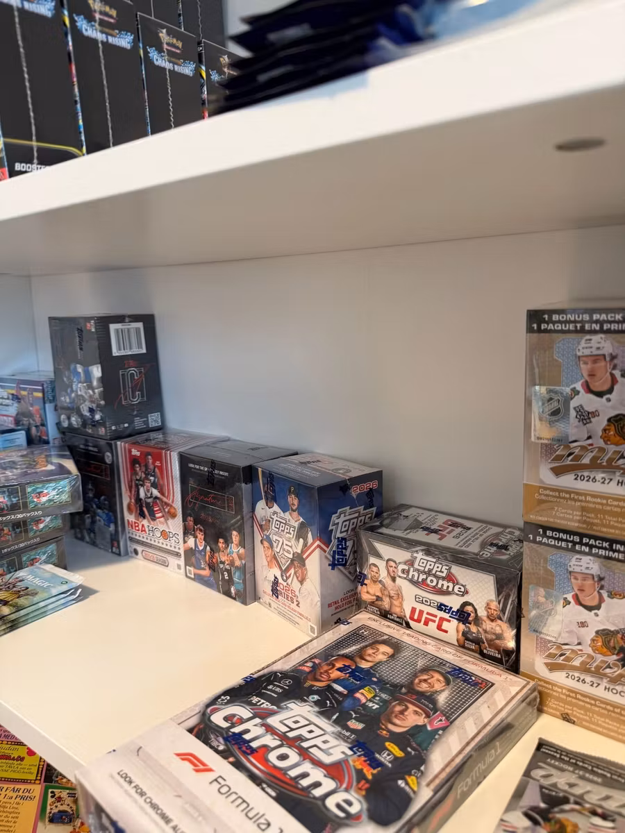 Sportkort fr&aring;n Topps i v&aring;rt lager.