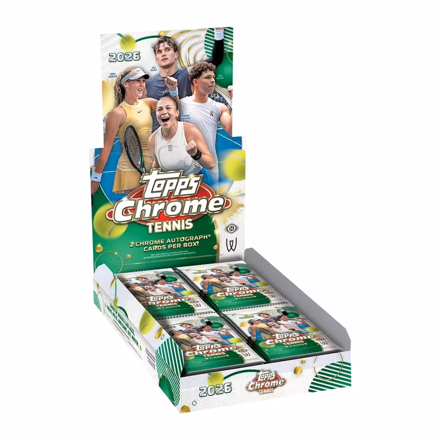 2026 Topps Chrome Tennis Hobby Box