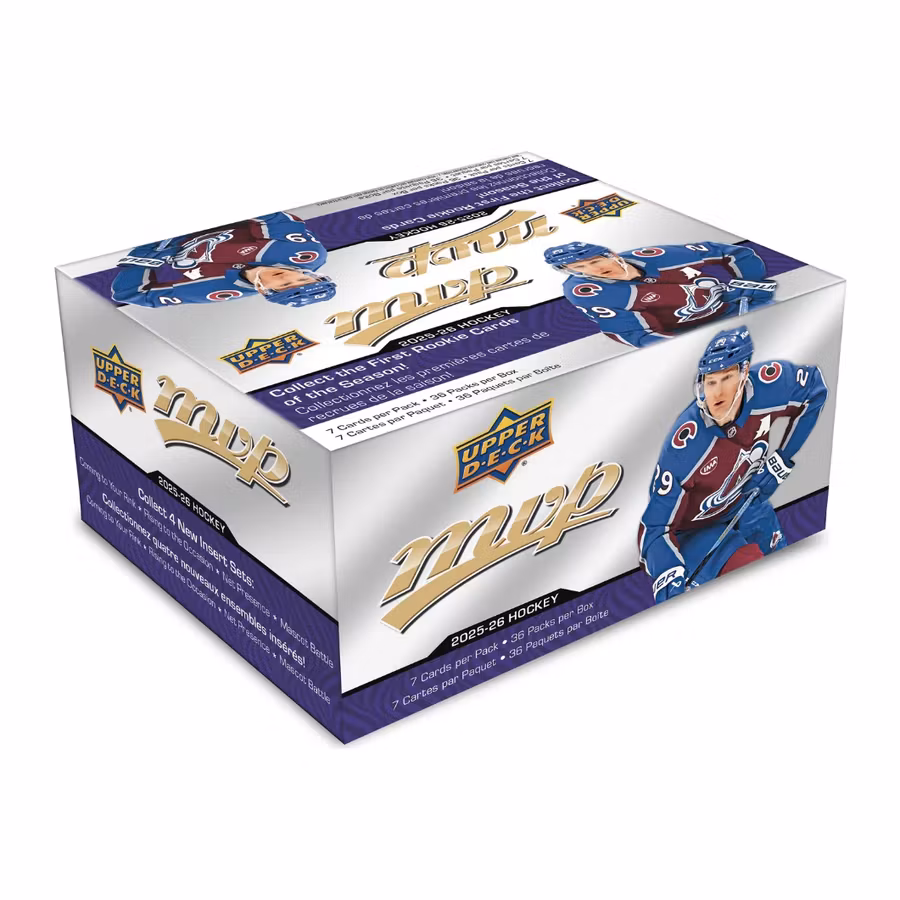 2025-26 Upper Deck MVP Foil Hockey Retail Display