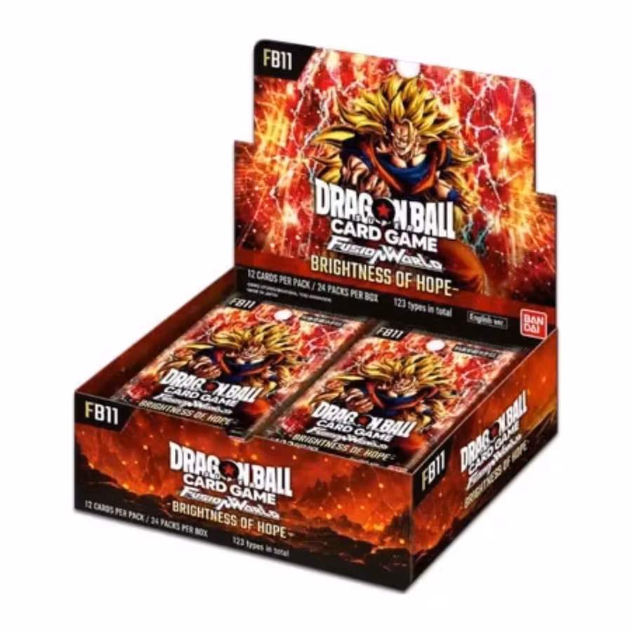 Dragon Ball Super Card Game: Fusion World Brightness of Hope (FB11) Booster Display