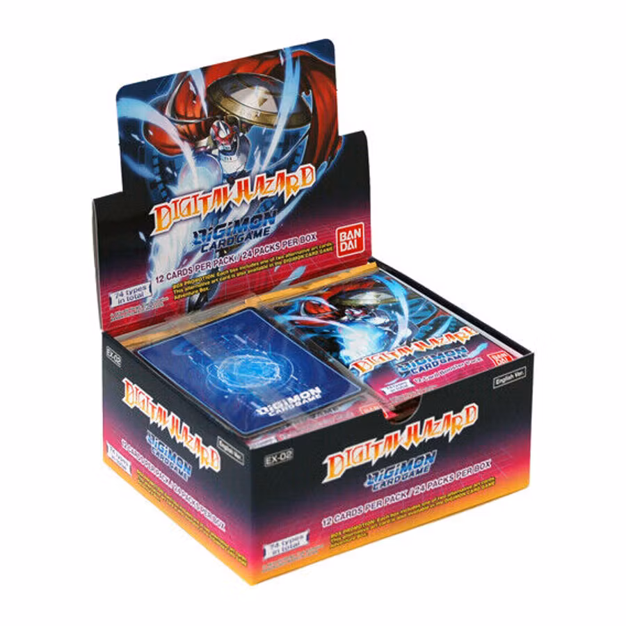 Digimon Card Game: Digital Hazard EX-02 Booster Display