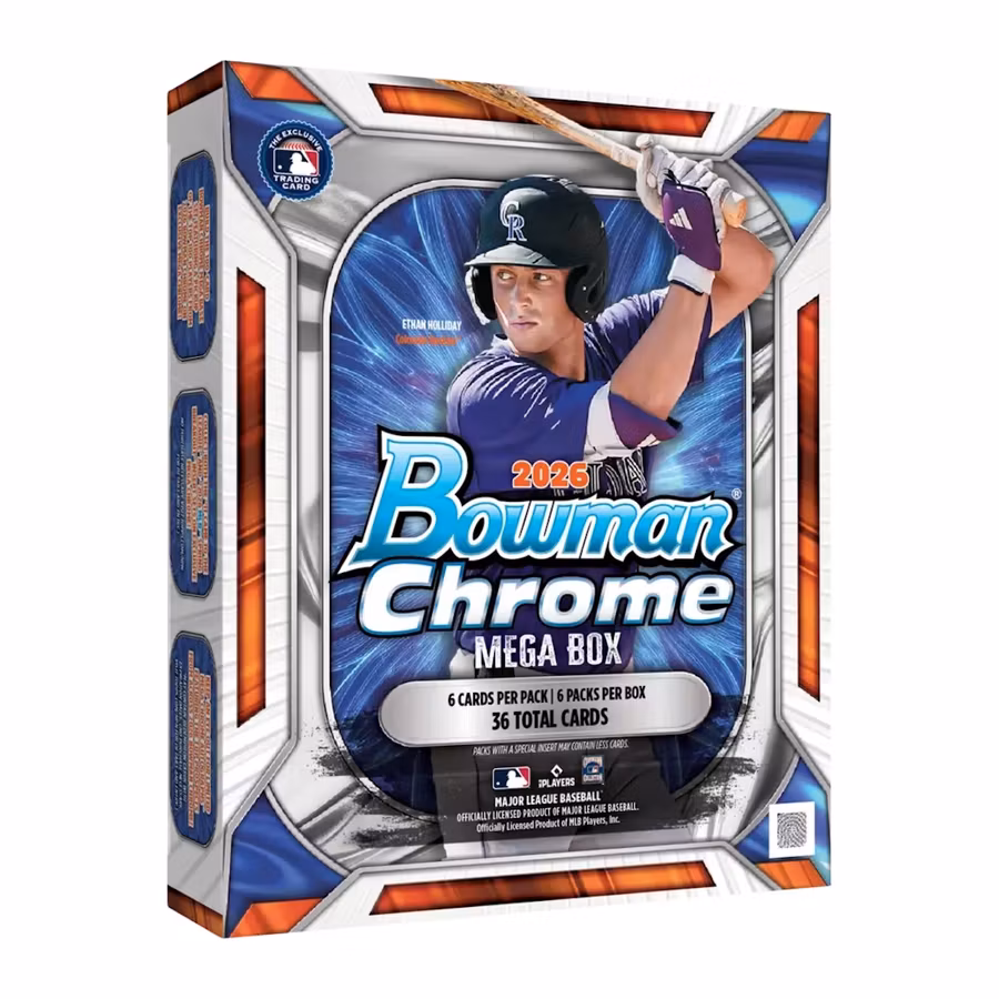 2026 Bowman Chrome Baseball Mega Box