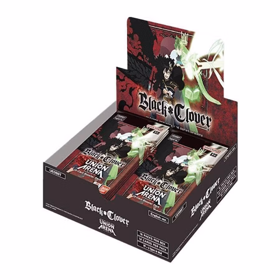 Union Arena Black Clover Booster Display