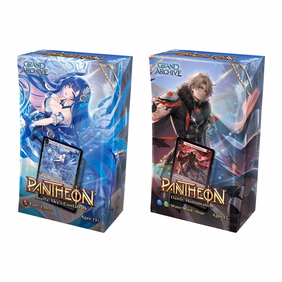 Grand Archive TCG:.asphodel/cantabile Pantheon Deck Set – Deck