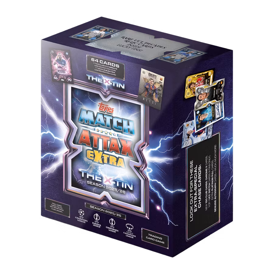 Topps Match Attax EXTRA 2025/26 – X Mega Tin