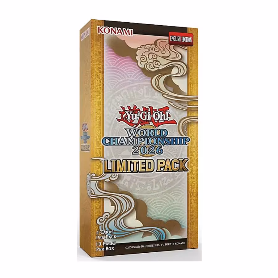 Yu-Gi-Oh! World Championship 2026 Limited Pack Booster Display