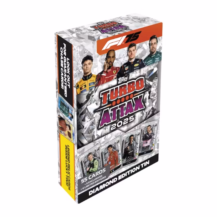 Topps Turbo Attax F1 – Mega Tin "Diamond" (1 burk)