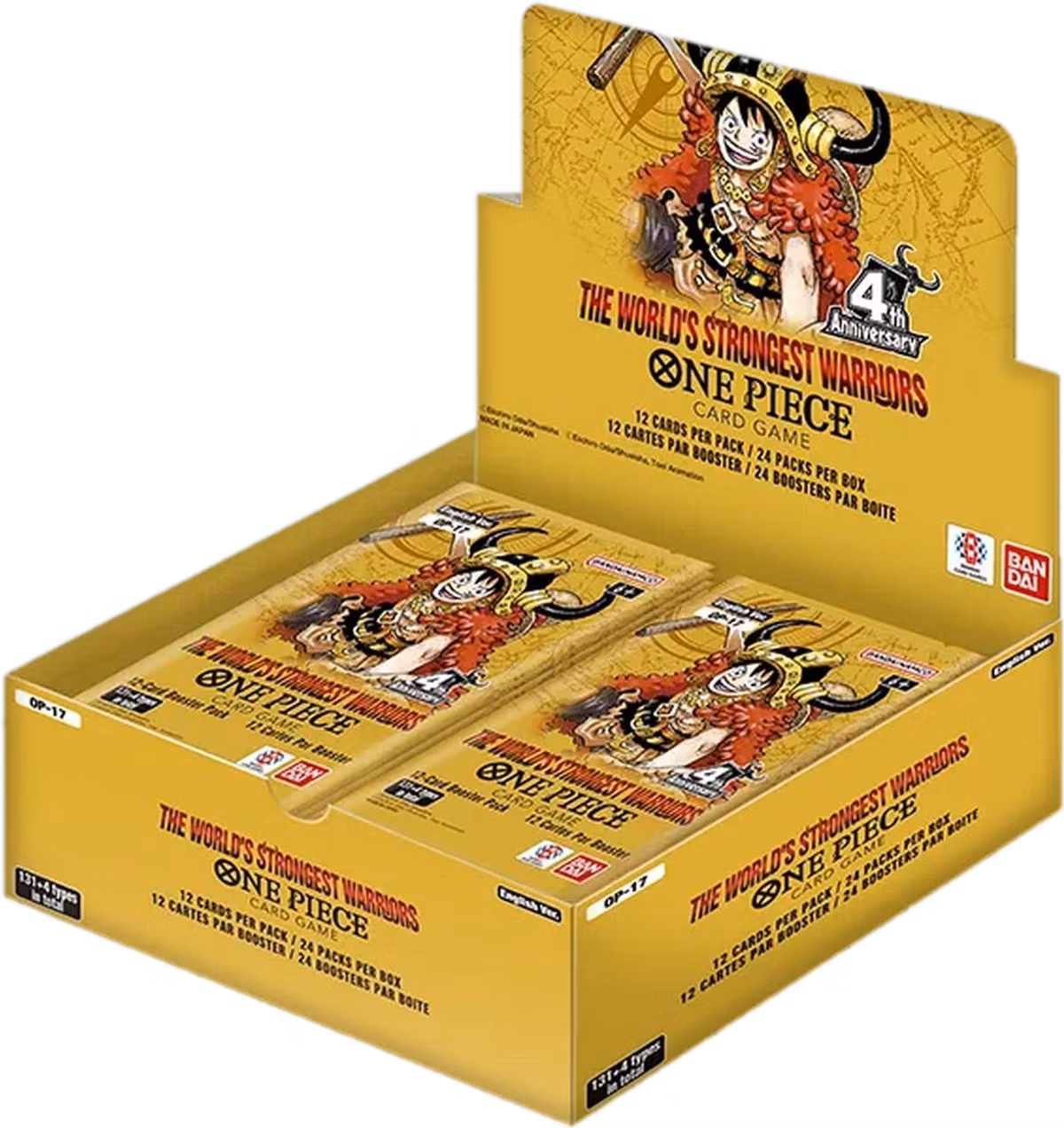 One Piece OP-17 booster display