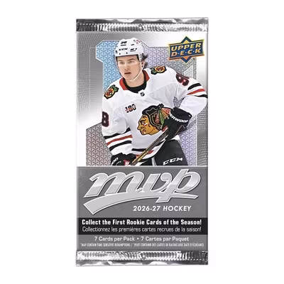 Upper Deck MVP 2026-27 – Retail-paket (7 kort)