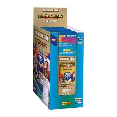 Panini FIFA 365 2026/2027 Adrenalyn XL – Premium Gold Flow Box, display