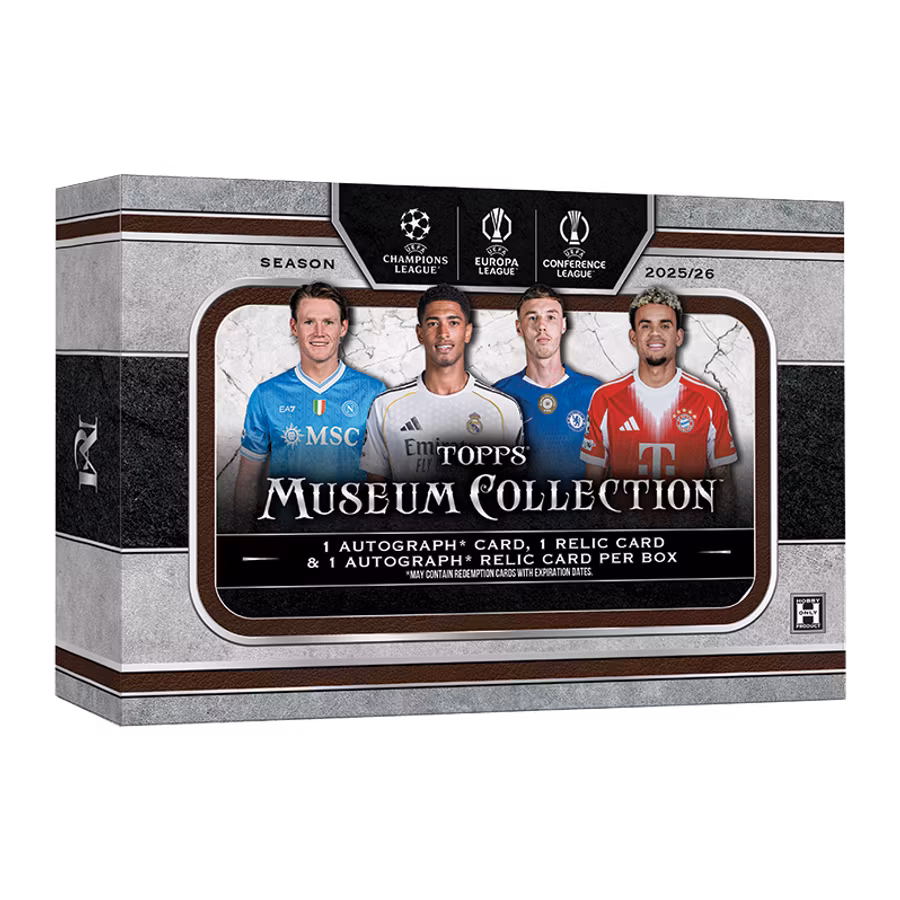 2025-26 Topps Museum Collection UEFA Club Competitions Soccer Hobby Box