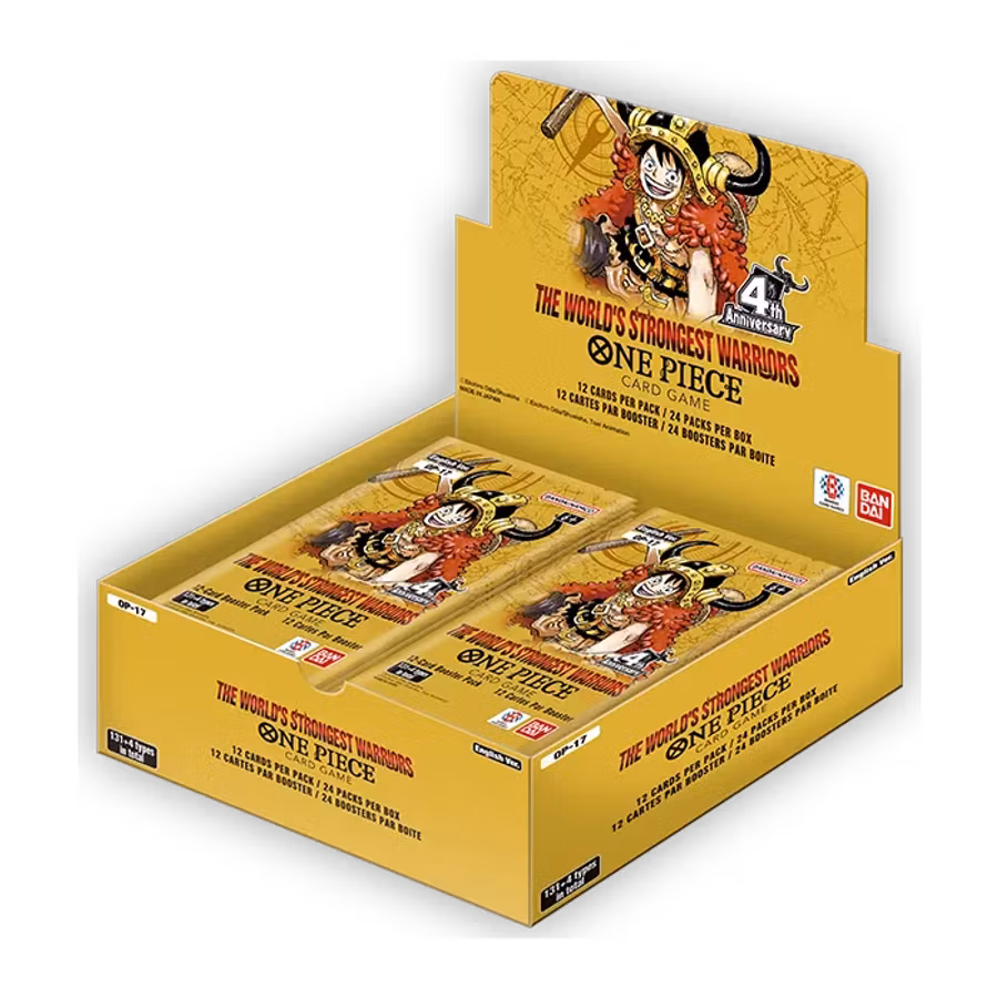 One Piece OP-17 The World's Strongest Warriors – Booster Display