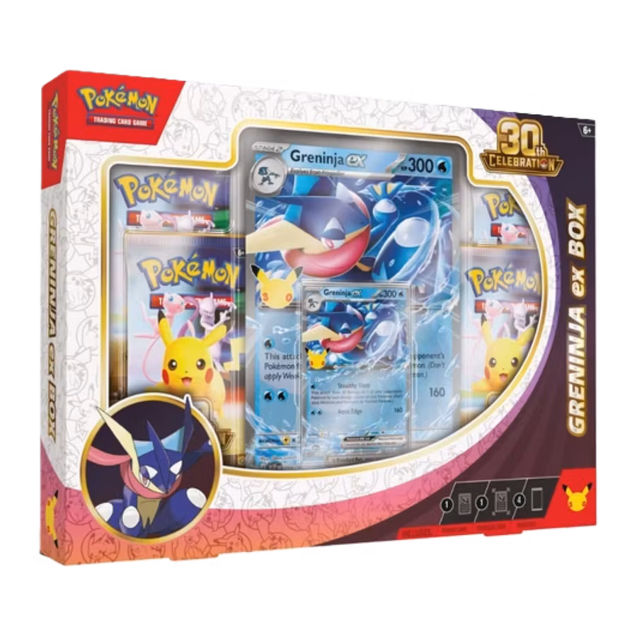 Pokémon TCG: 30th Celebration Greninja ex Box – Collection