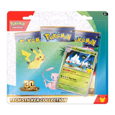 Pokémon TCG: 30th Celebration Alolan Exeggutor Tech Sticker Collection