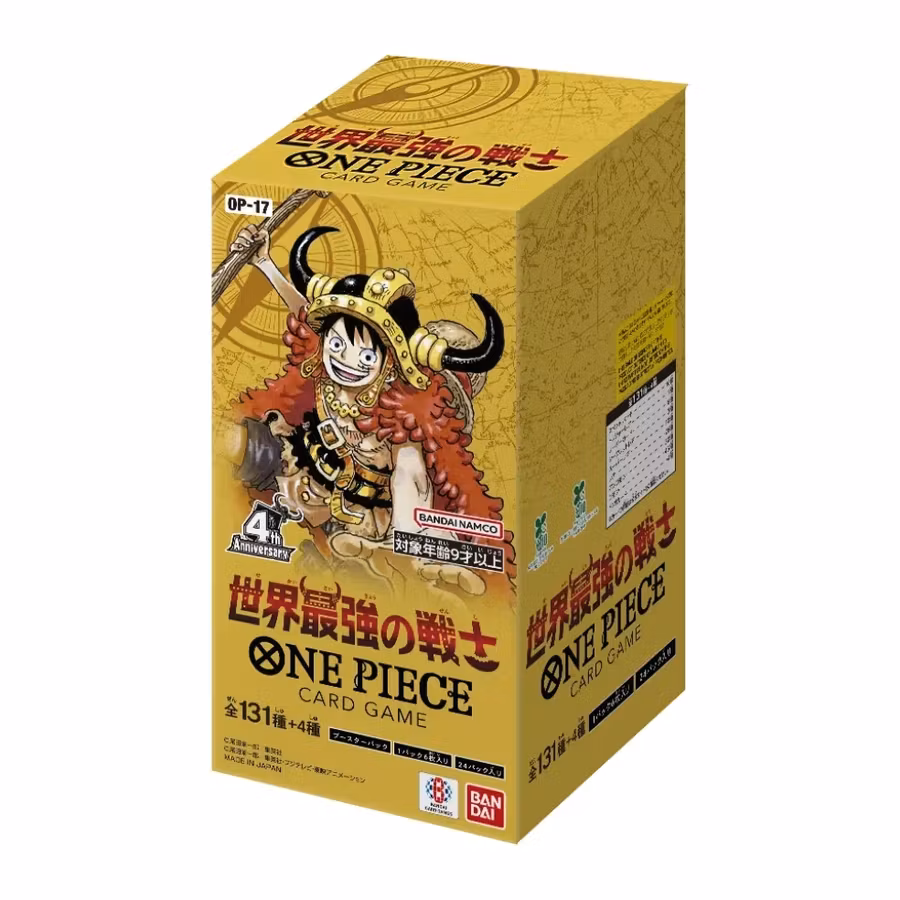 One Piece Card Game OP-17 The World's Strongest Warriors – Booster Box (japansk utgåva)