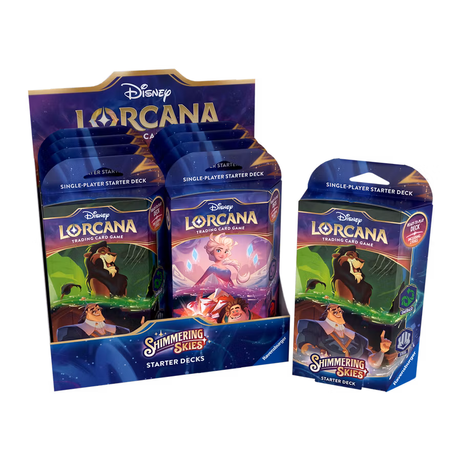 Disney Lorcana Shimmering Skies – Booster Display