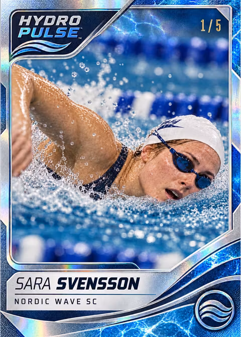 Sara Svensson som simningskort