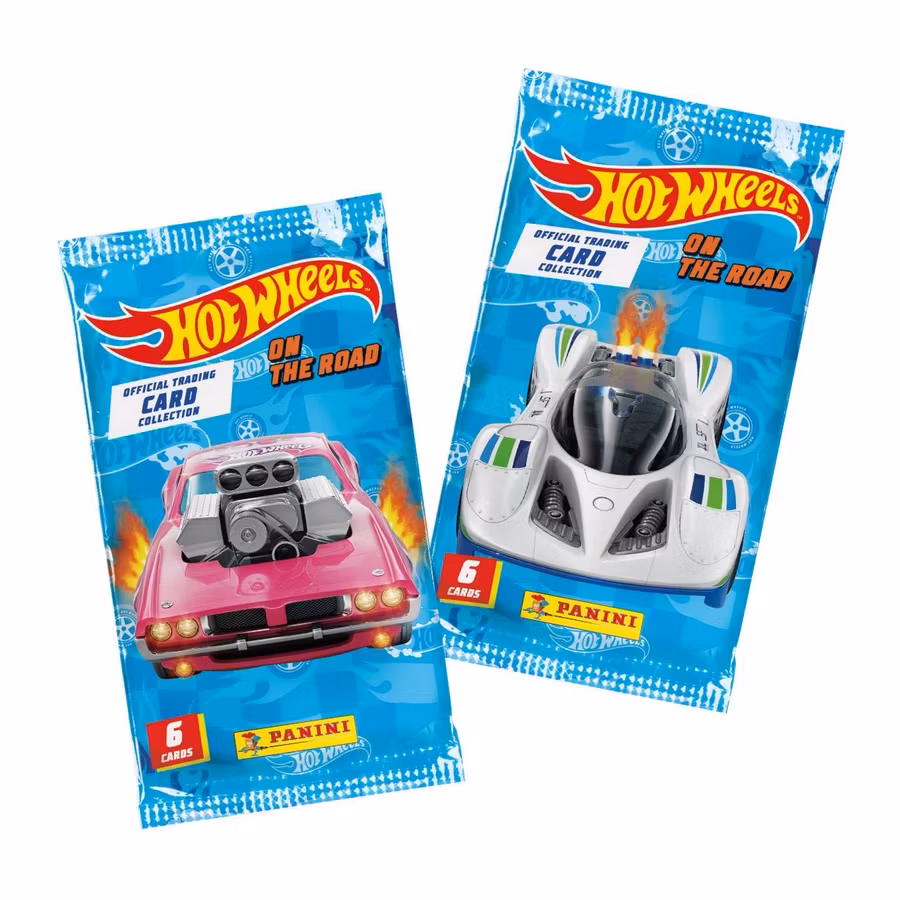 Panini Hot Wheels On the Road Trading Cards – Booster Pack
