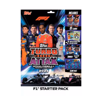 Topps Turbo Attax Formula 1 2026 &ndash; Starter Pack med album