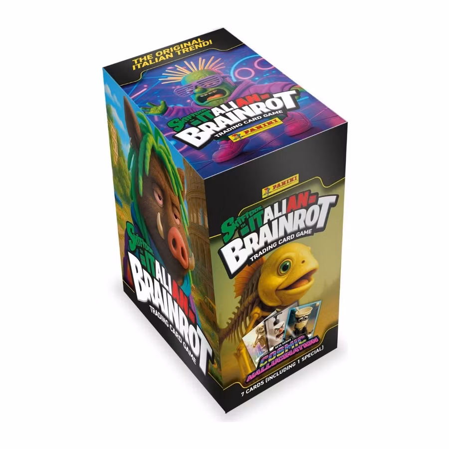 Panini Italian Brainrot Trading Card Game Series 2 Cosmic Hallucination – Display med 24 paket