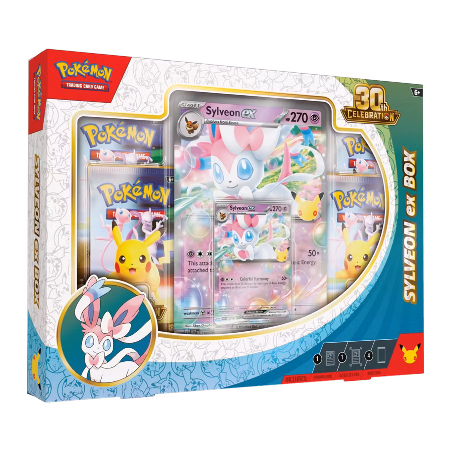 Pokémon 30th Celebration – Sylveon ex Box