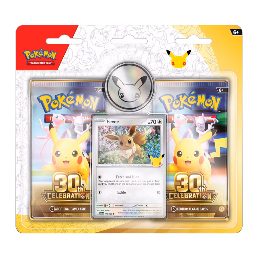 Pokémon 30th Celebration – Eevee 2-Pack Blister