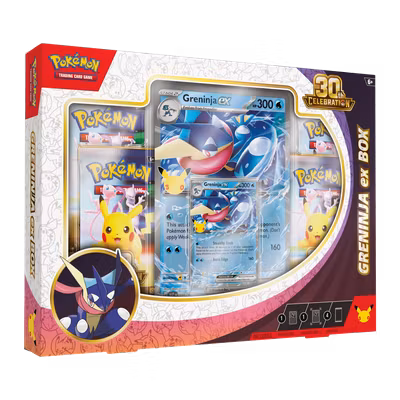 Pokémon TCG: 30th Celebration Greninja ex Box – Collection