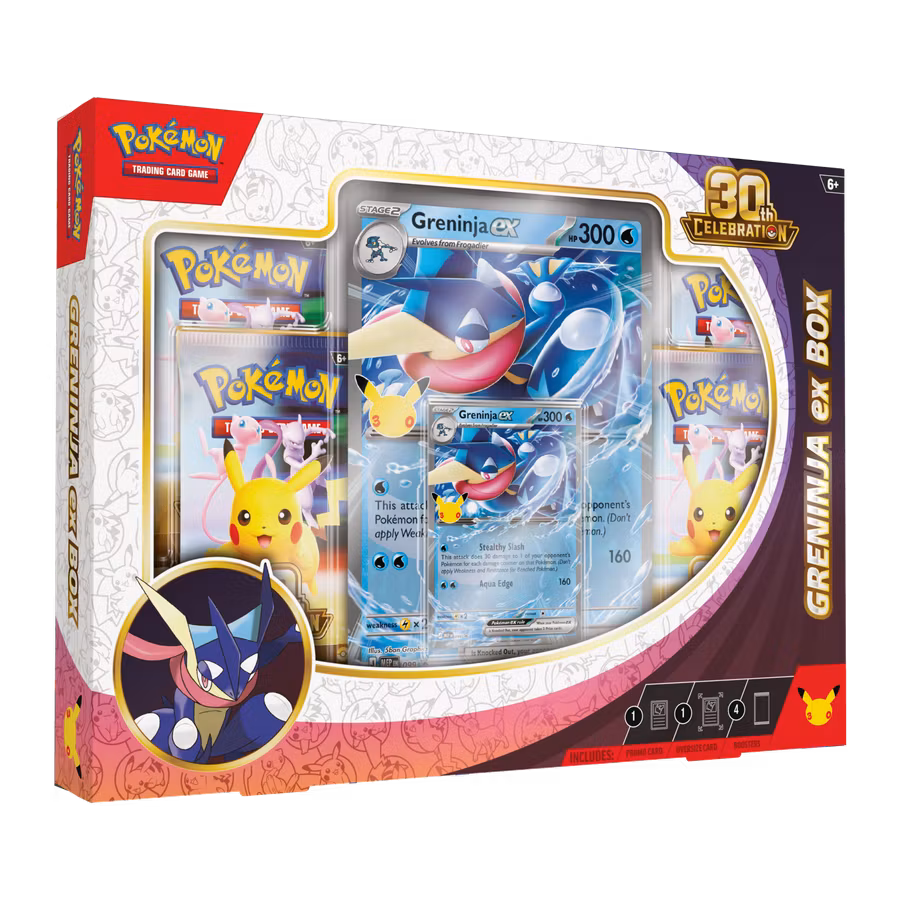Pokémon 30th Celebration – Greninja ex Box