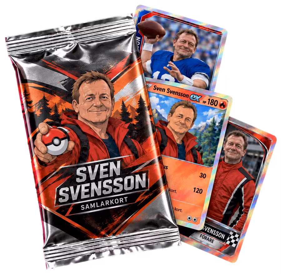 Sven Svenssons pack med kort