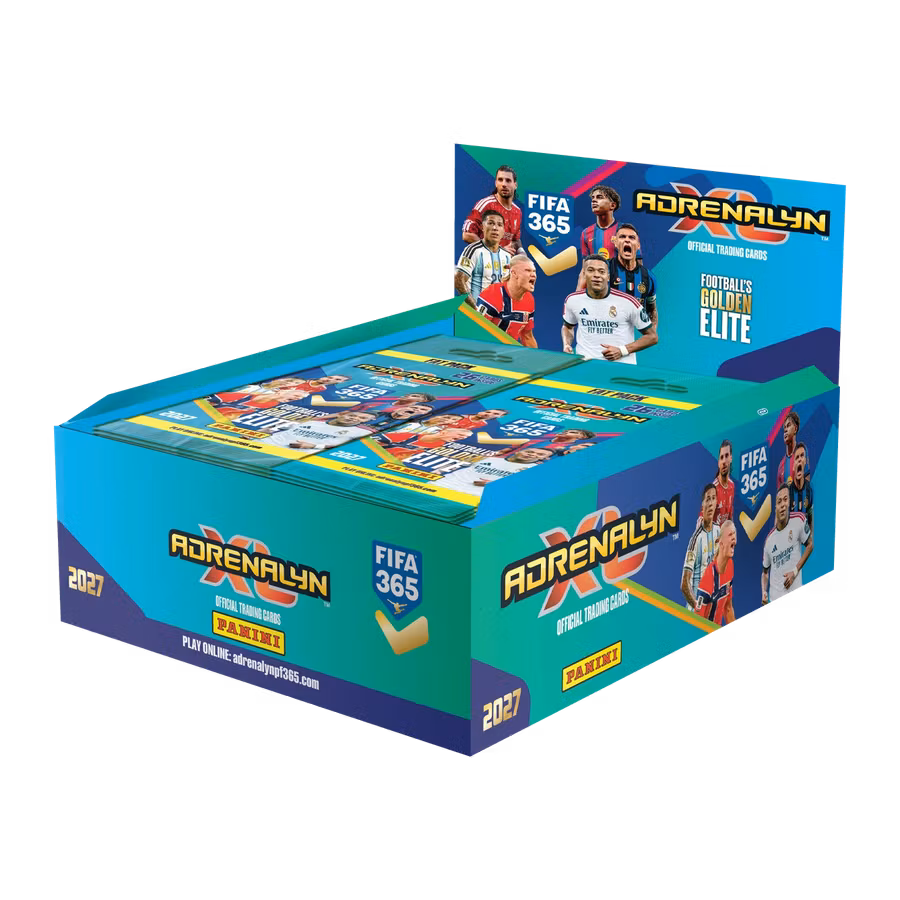 Panini FIFA 365 Adrenalyn XL 2027 – Fat Pack, display