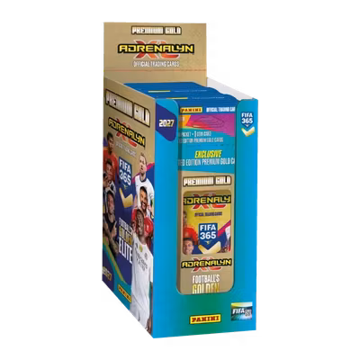 Panini FIFA 365 Adrenalyn XL 2027 – Premium Gold Flow Box, display