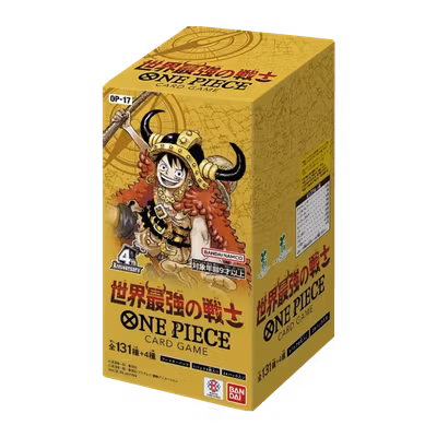 One Piece Card Game OP-17 The World's Strongest Warriors – Booster Box (japansk utgåva)