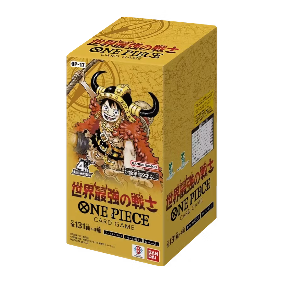 One Piece Card Game OP-17 The World's Strongest Warriors – Booster Box (japansk utgåva)