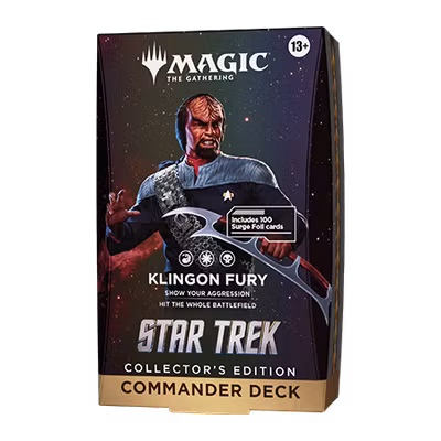 Magic: The Gathering Star Trek – Collector's Edition Commander Deck: Klingon Fury