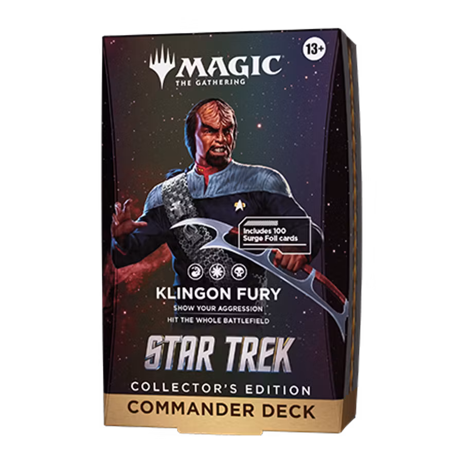 Magic: The Gathering Star Trek – Collector's Edition Commander Deck: Klingon Fury